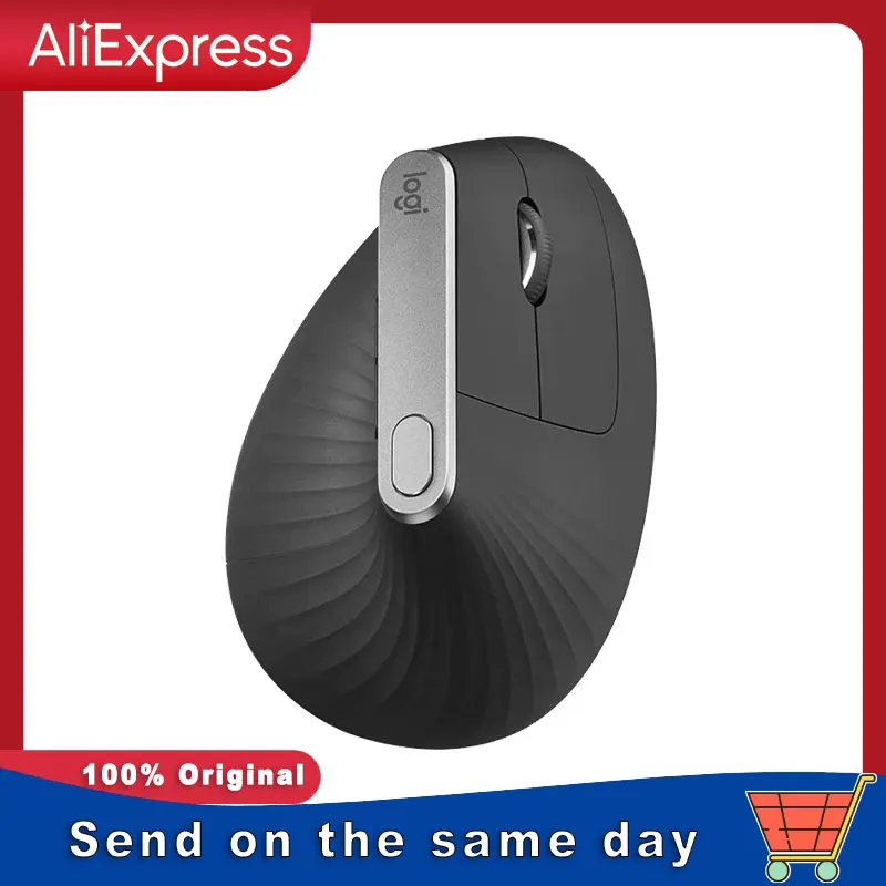 

Original Logitech MX Vertical Bluetooth Wireless Ergonomic Mouse 4000DPI Multi-function With 2.4GHz USB Rechargeable for Office