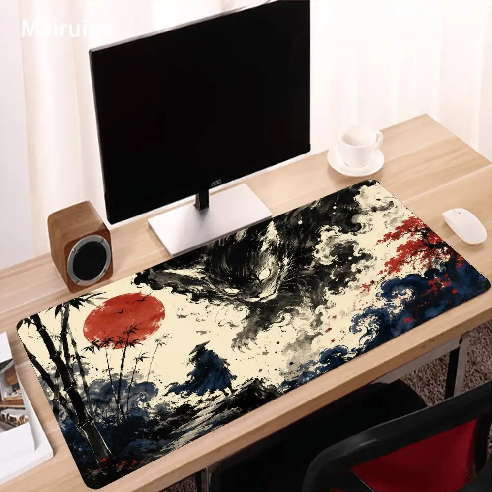 Fantasy Dragon Mouse Pad Anti-slip Desk Mat For Bedroom Study Gaming Setup Big Desk Pad For Gamers Computer Desktop Decoration