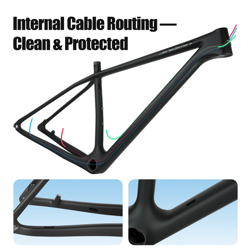 SAGMIT 29 Wheel Full Carbon MTB Frame XC Cross Country Internal