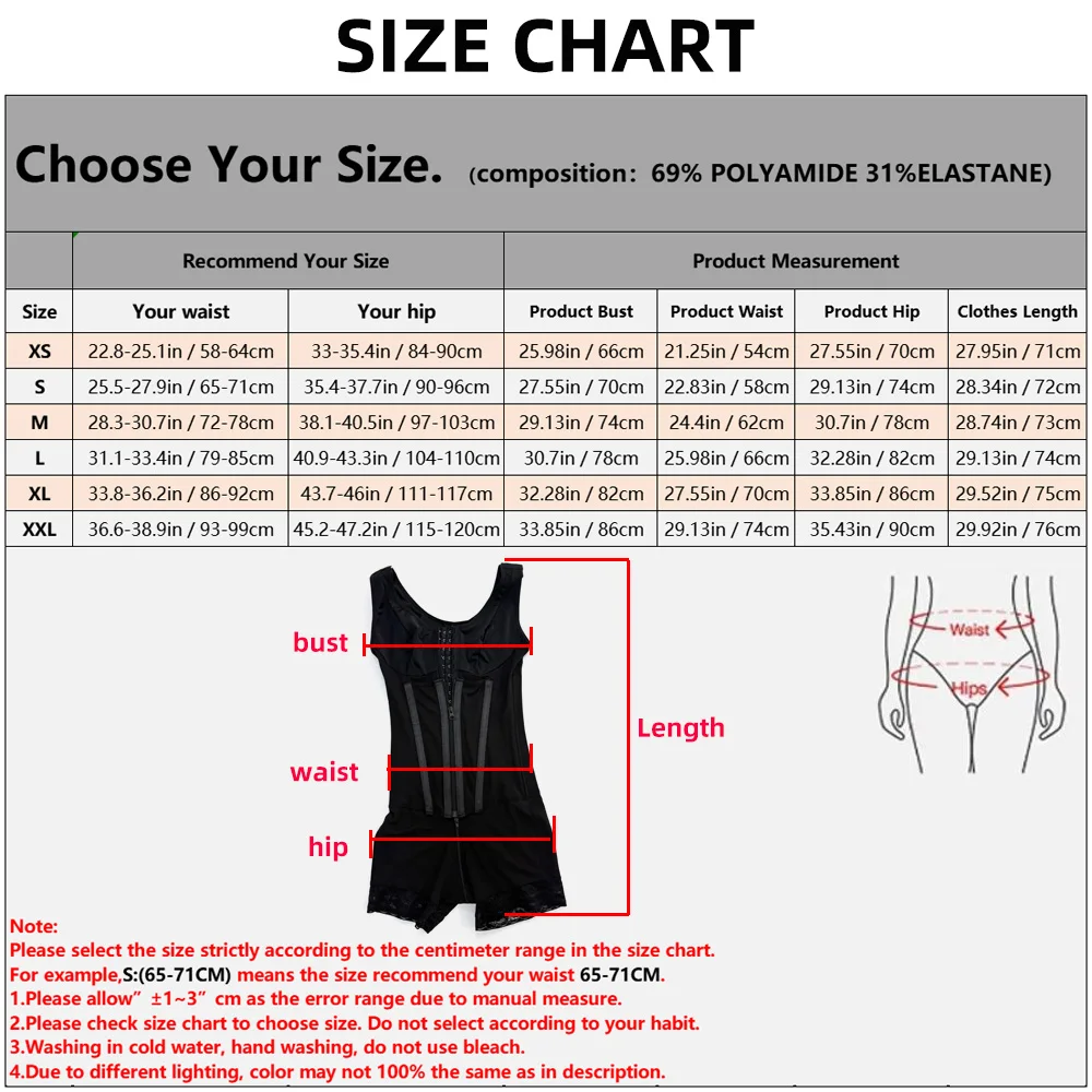 Full Body Shaper High Compression Shapewear Open Crotch Girdle for Postpartum Slimming Lifting Sheath Belly Fajas Bodysuits