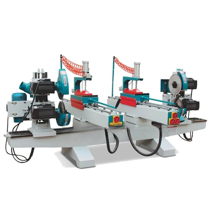 Woodworking machinery double-end saw, woodworking double-end tenoning machine, woodworking cutting double-end saw