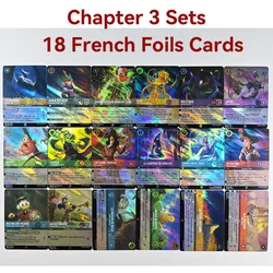 Disney  Lorcana Chapter 3 Proxy French Foil High Quality balthazar picsou  chernabog jafar kida mickey mouse TCG Game Cards