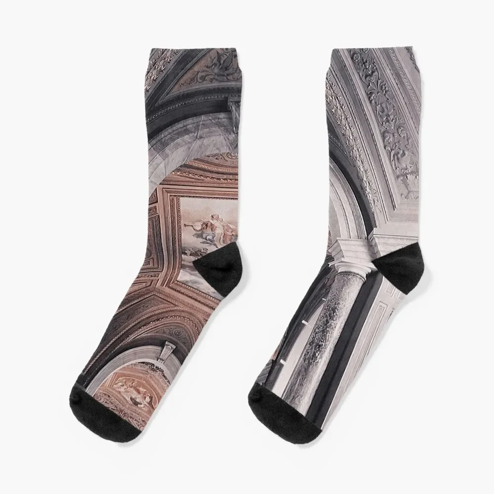 

Ceiling of the Vatican Socks men cotton high quality aesthetic Thermal man winter cool Socks Women Men's