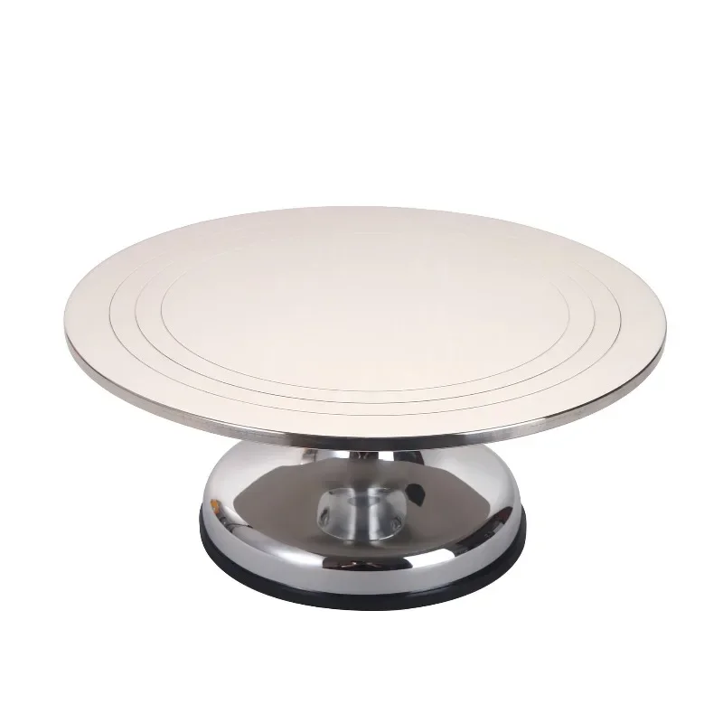 Aluminum alloy cake turntable household and commercial piping baking turntable, piping table