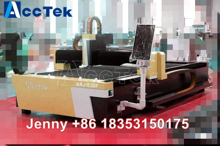 Pemotongan Laser Logam Lembaran Baja CS Aluminium CNC Fiber Laser Cutter 1.5kw 2kw 3kw Heavy Duty Fiber Laser Cutting baja lunak 10mm