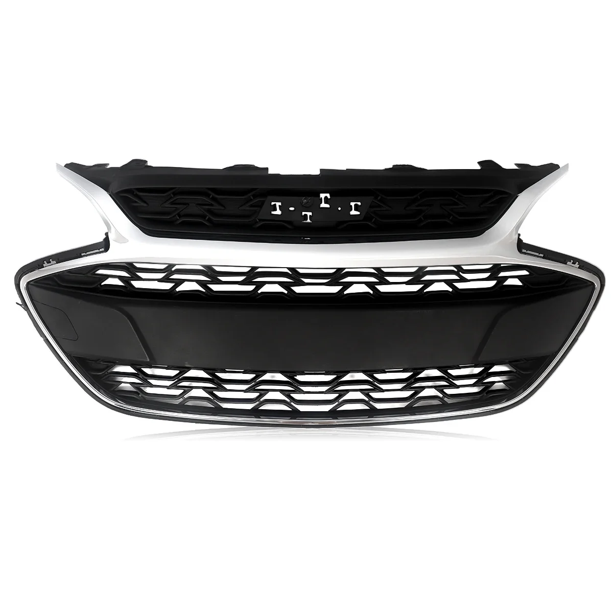 Front Grille Grill Assembly Chrome+Black 42687998 for 2019-2022 Chevrolet Spark Front Bumper Grill Grille CAR Accessories BLACK