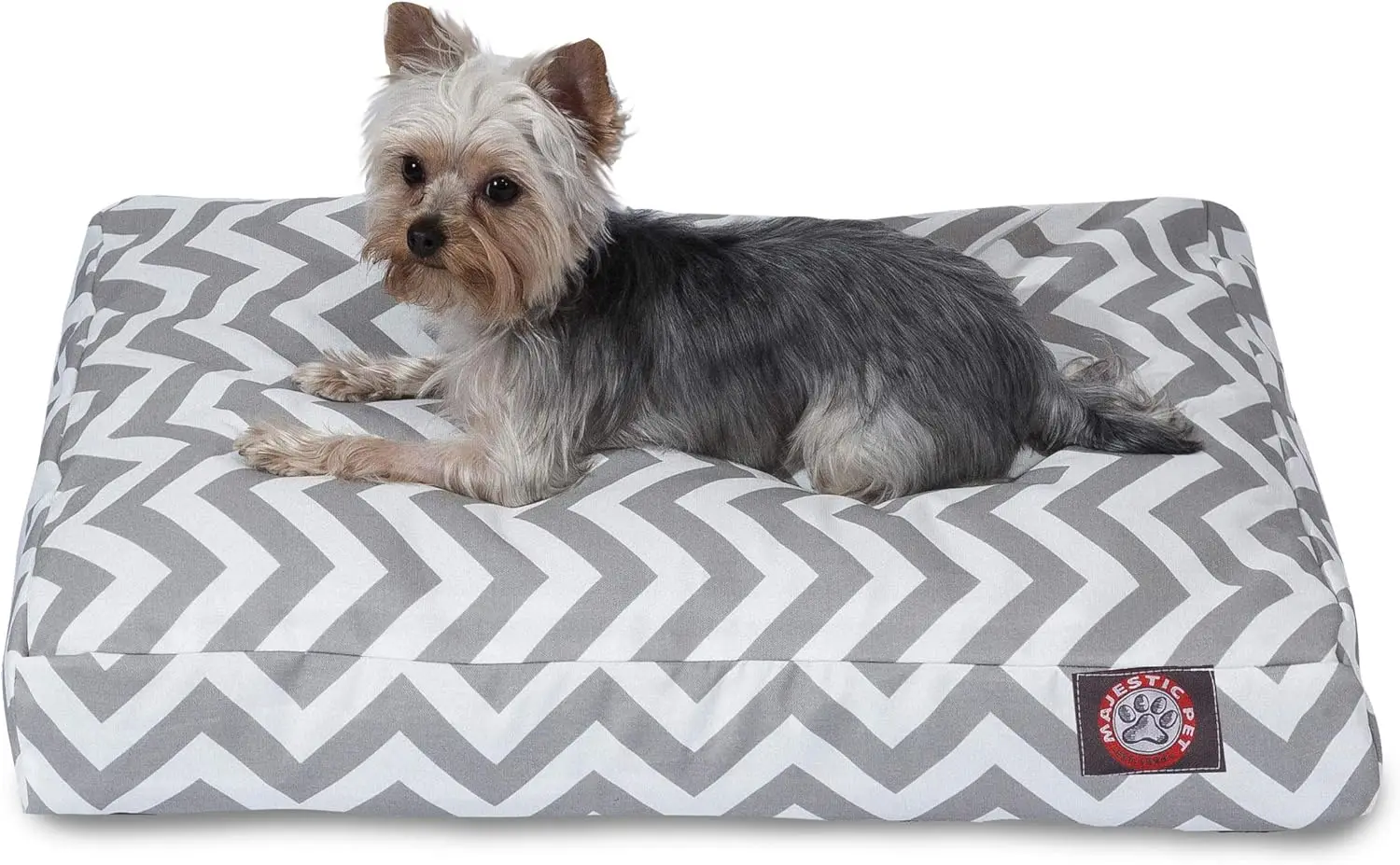 

Chevron Rectangle Dog Bed Washable – Non Slip Comfy Pet Bed – Crate Bed with Removable Washable Cover – Kennel Bed fo