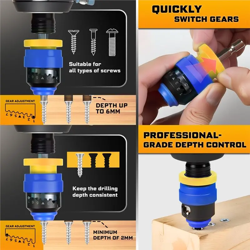 A74E-مجموعة لقمة مثقاب غاطسة CNC عالية السرعة من الفولاذ لقم غاطسة للخشب والبلاستيك والمعادن 3.2- 4.8 مللي متر لقم مدبب للأعمال الخشبية