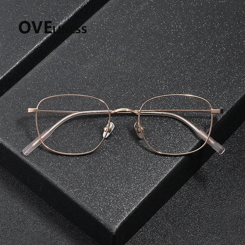 

2025 Pure Titanium Glasses Frame Women Brand Design Retro Round Eyeglasses frame Men Japanese High Quality Eyewear spectacles