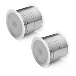 1Roll 0.2-0.6mm ss304 Stainless Steel Soft Wire Easy to Bend Single Wire Beading Wire DIY Jewelry Making Finding Accessoires