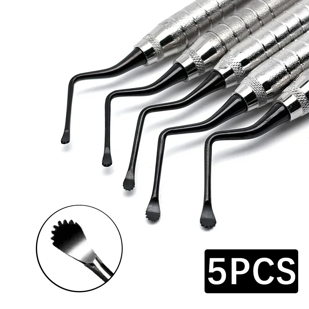 

Dental Curette Professional Jagged Stainless Steel Dentistry Curettes Periodontal Bone Implant Instrument Tools