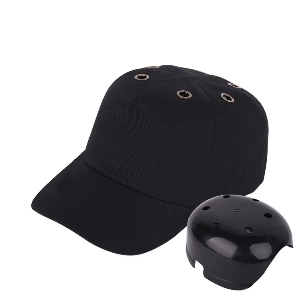 ABS Inner Shell Safety Hard Hat Top 6 Holes Hard Cap Shell Bump Cap for Safety Breathable Head Protective Safety Helmet