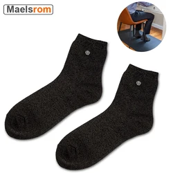 1 Pair Conductive Grounded Socks Electronic Pulse Foot Massage No Accessories Electrode Socks for Physical Therapy Pain Relief