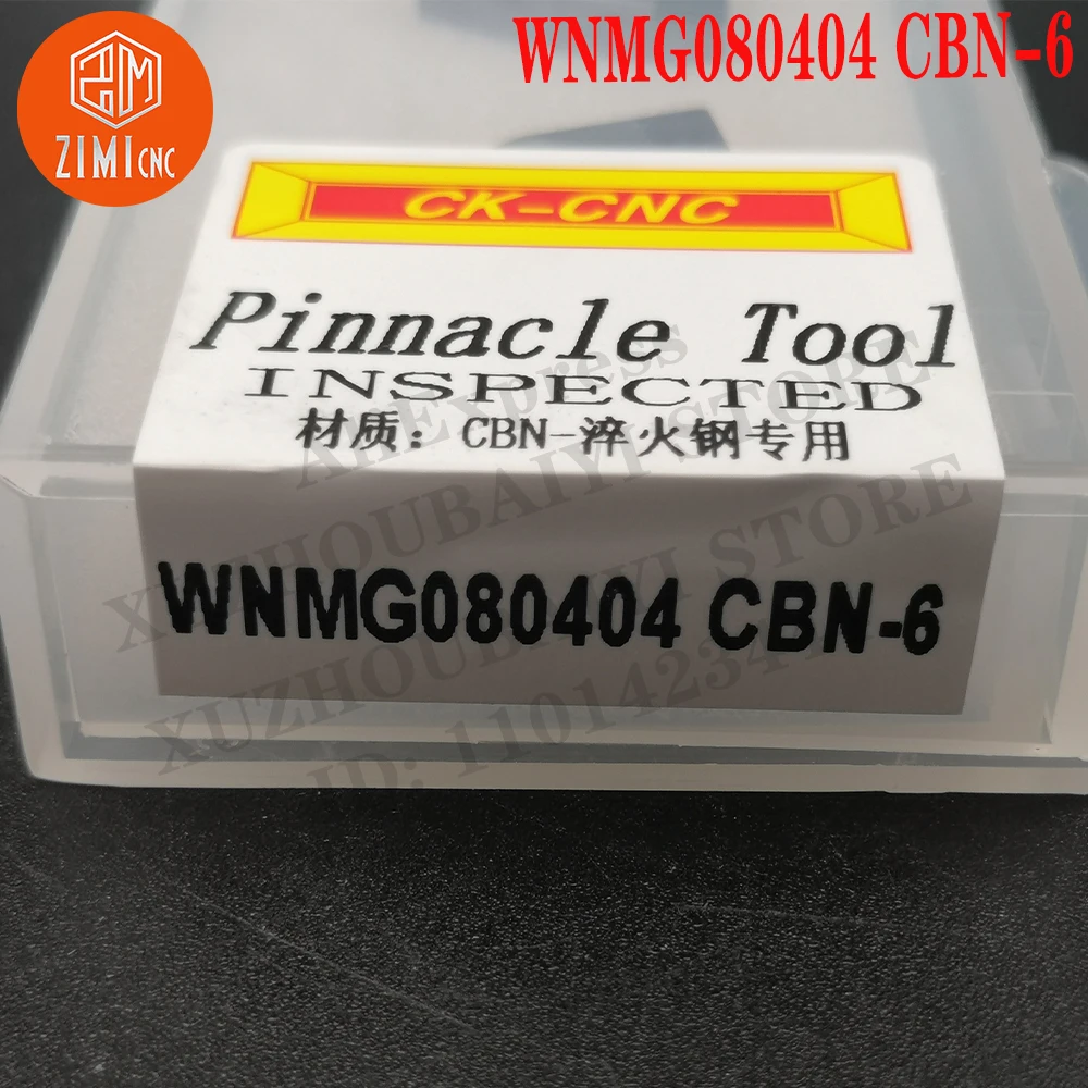 WNMG080404 CBN-6 WNMG 080404 CBN-6 Insertos de carburo Insertos de torneado Herramienta CNC Cortador de metales Hoja de torno torno de metal mecánico WNMG