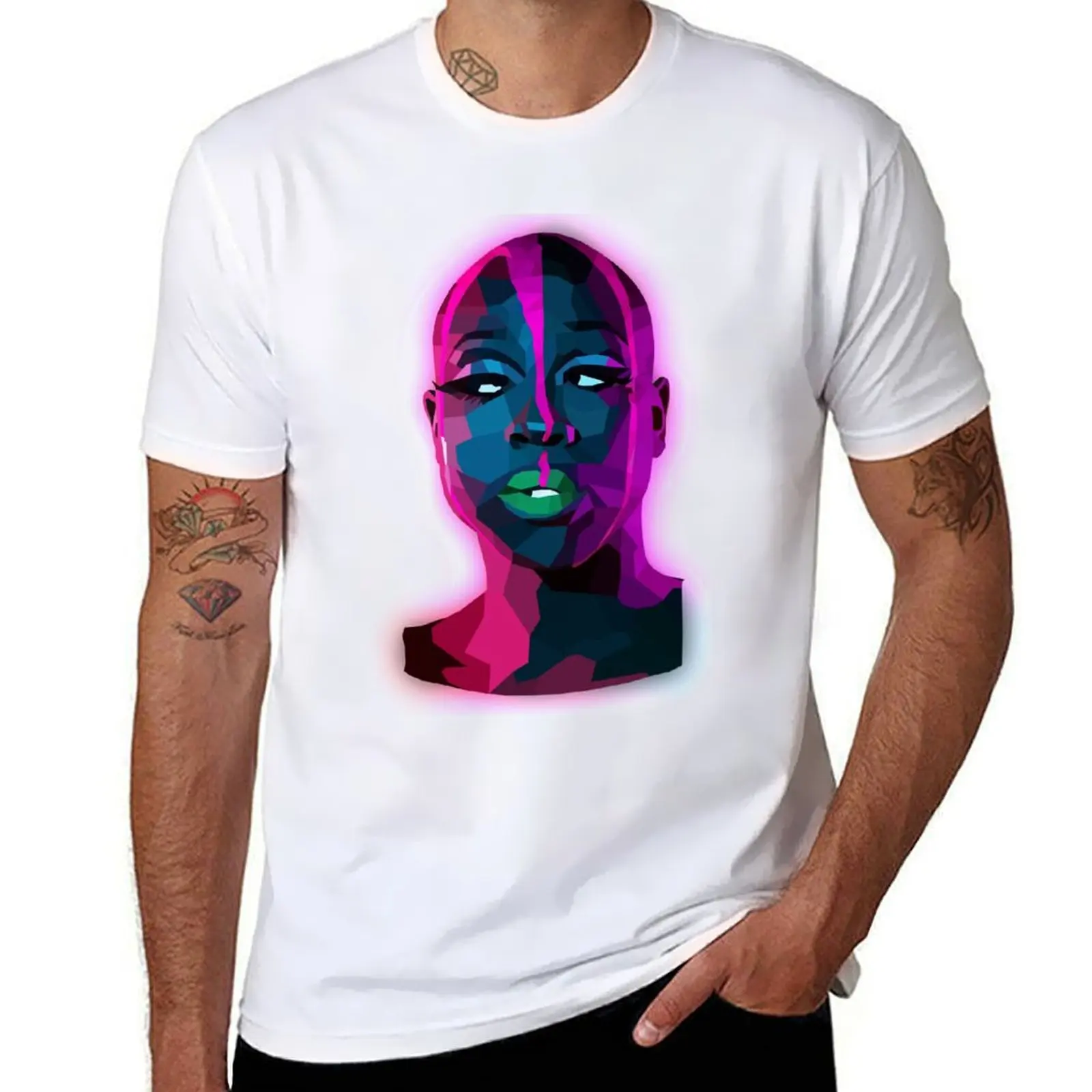 

Neon Bob The Drag Queen T-Shirt t shirts for man pack cotton anime t shirts oversize T-Shirt