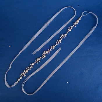 Miallo élégant femmes à la main perle cristal ceintures pour femmes accessoires robes ceinture mariée ceinture bijoux demoiselle d'honneur cadeau