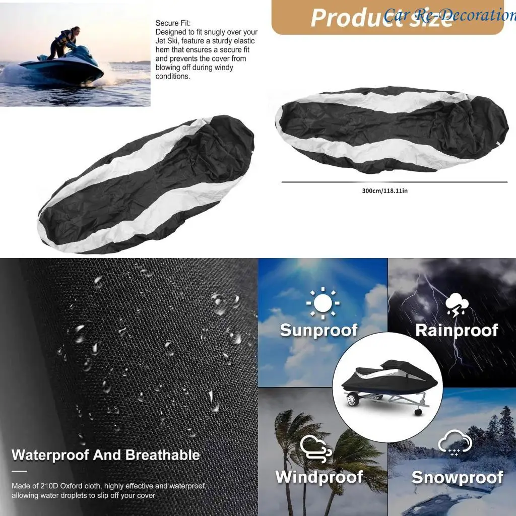 

R58D Trailer Cover Watercrafts Protective Gear Weatherproof for 130/155/170 280000598