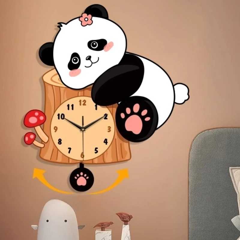 

Chic Living Room Wall Clocks Kids Unique Cute Modern Wall Clock Girls Pendulum Klokken Wandklokken Home Decorating Items
