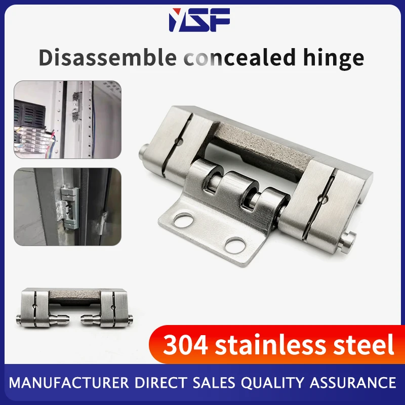 

304 Stainless Steel Strip Claw Concealed Hinge Weldable Electrical Cabinet Cabinet Cabinet Hinge Built-In Concealed Hinge CL201