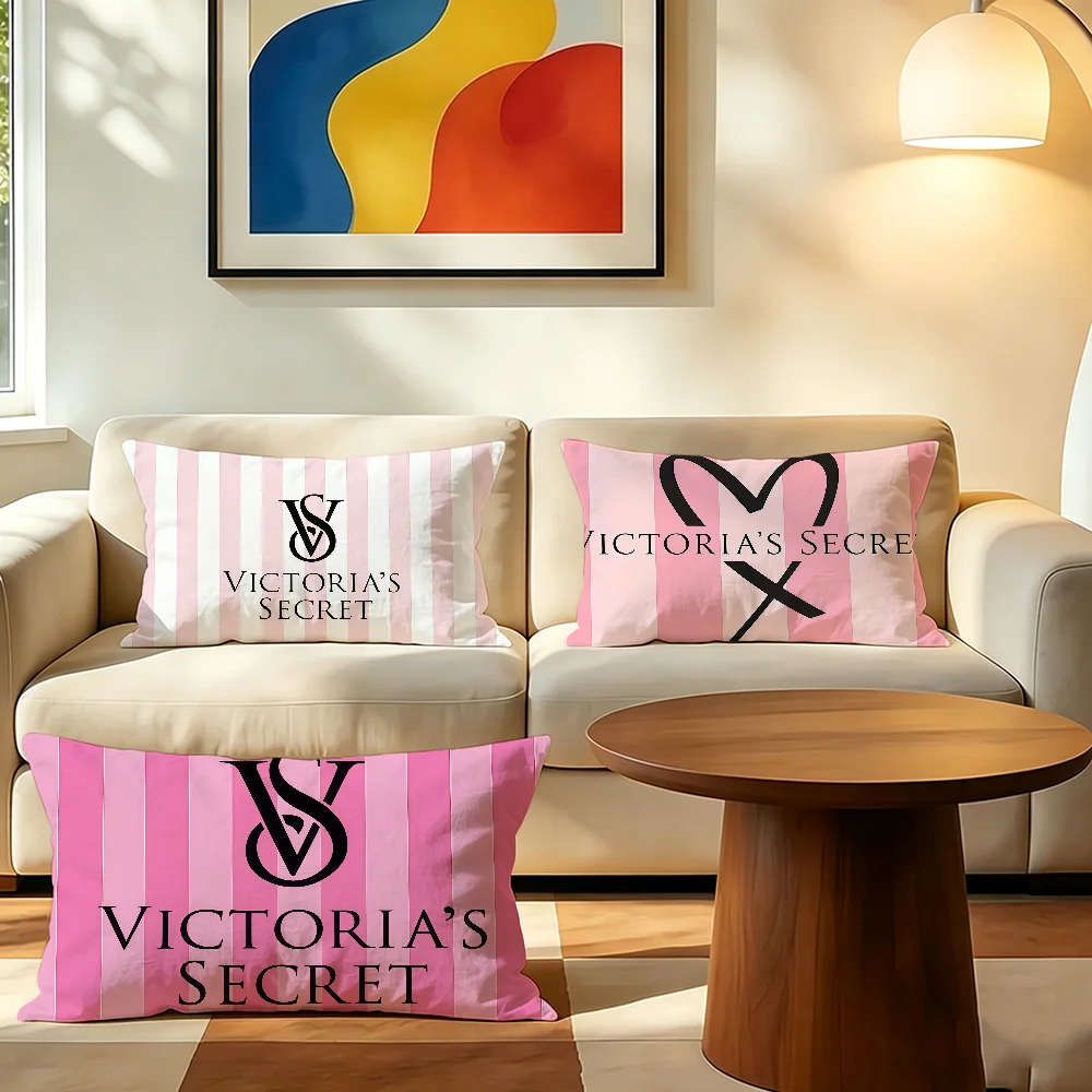 Fashion Print V-Victoria's S-Secret cushion cover Polyester Pillowcase Sofa Living Room Cushion Cover Bedroom Bedside or Home