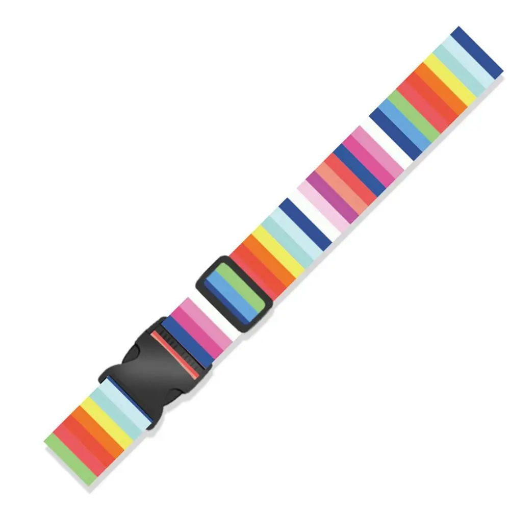 

Polyester Fibre Luggage Buckle Strap Adjustable Elastic Suitcase Belts Anti-lost Anti-theft Luggage Bundling Belt Travel