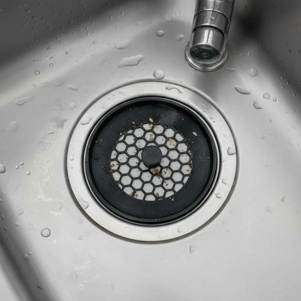 

Recyclable Plastic Water Trough Hole Covers Portable Safe Material Sink Hole Cover Compact Two Types Sink Filter Kitchen Sink