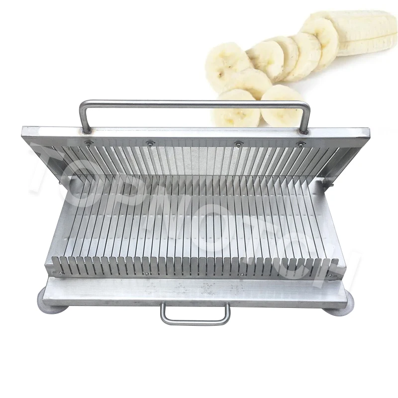Aço inoxidável pele fria presunto salsicha slicer manual ferramenta de segmentação de frutas e vegetais