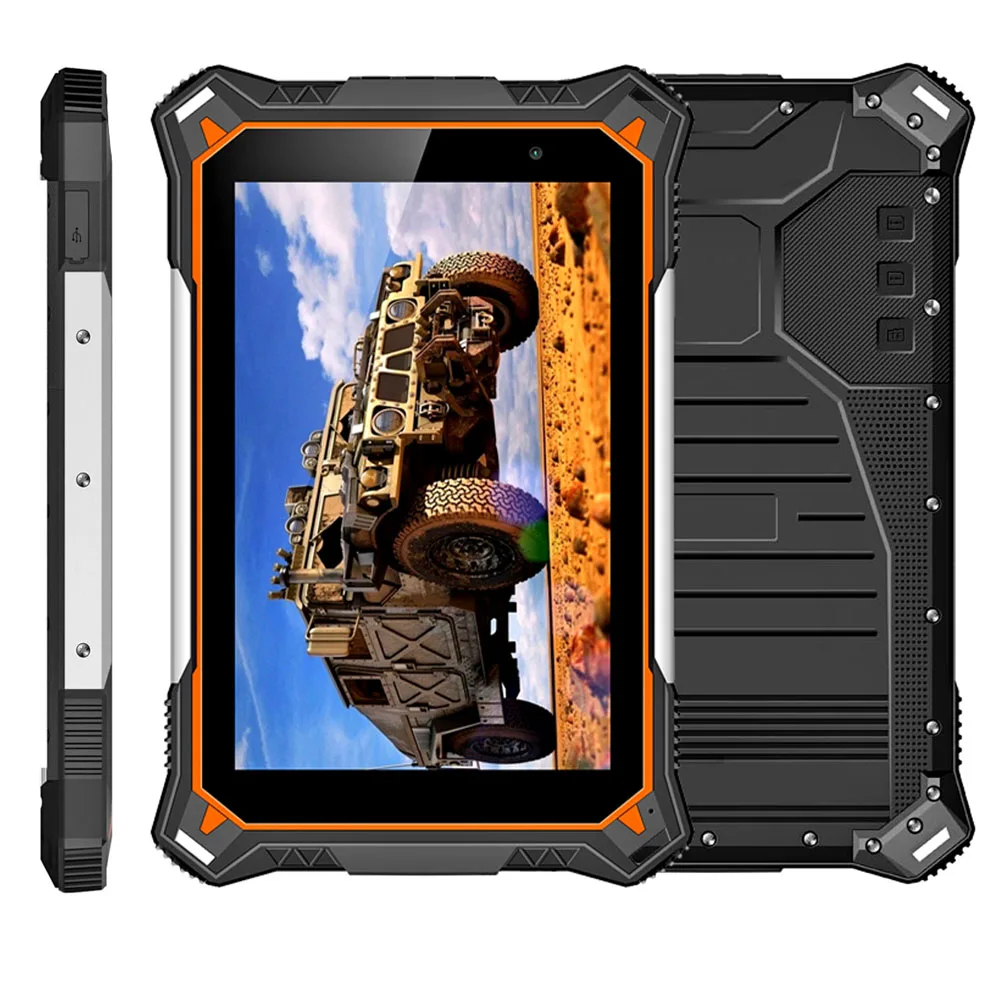 

8" Touch Screen Rugged Tablet Pc Waterproof 4g Ruggedized Android Tablet 8 Inch Nfc Industrial Rugged Tablet