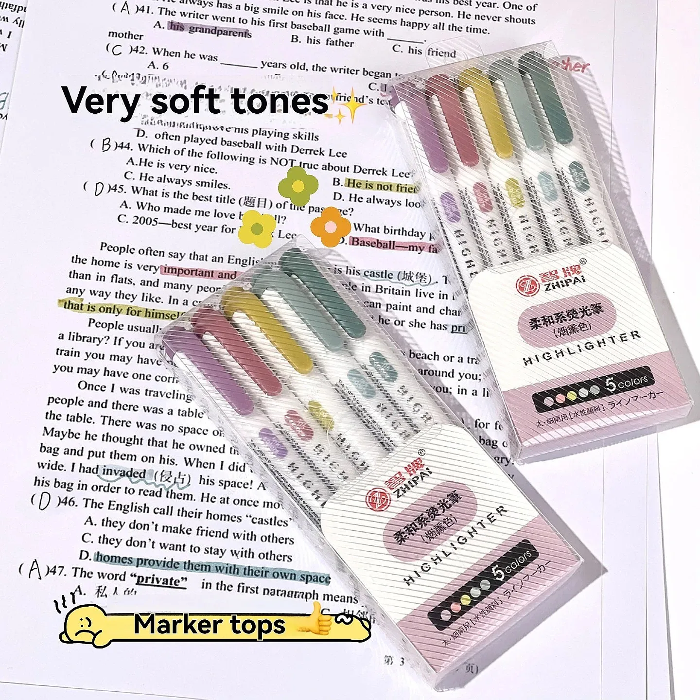 6-teiliges Set Pastellfarbene – Highlighter Set Pastel Bewertung und Preis