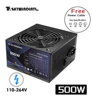 500W Power Supply 80 Plus Bronze ATX PSU Non Modular Full Voltage 110/220V Active PFC for Desktop Gaming PC Server