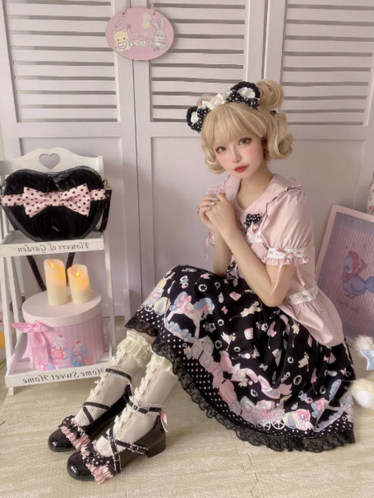 Japanese lo bow socks lace stacking sock lolita tube socks sweetheart girl cute sweet beautiful women sock with skirt