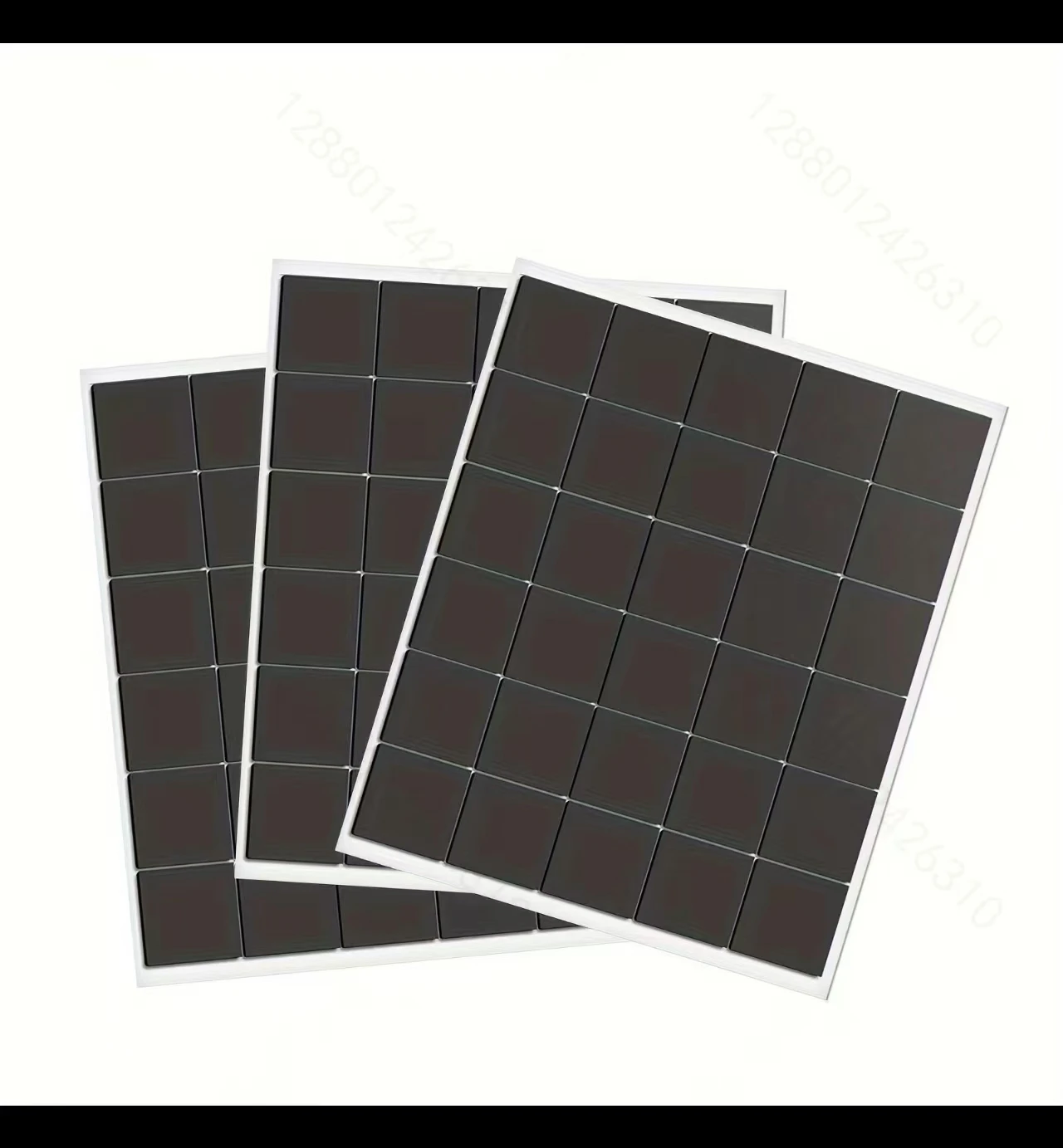 60/90Pcs Flexible Magnetic Squares with Self AdhesiveSelf Adhesive Magnet Sheets Each 20x20x2mm Peel & Stick Mag