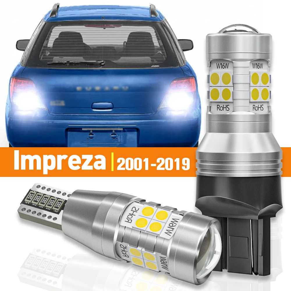 

ity 2 sztuki świateł cofania LED do Subaru Impreza 2001-2019 2008 2009 2010 2011 2012 2013 2014 2015 2016 2017 Akcesoria Lampa Canbus
