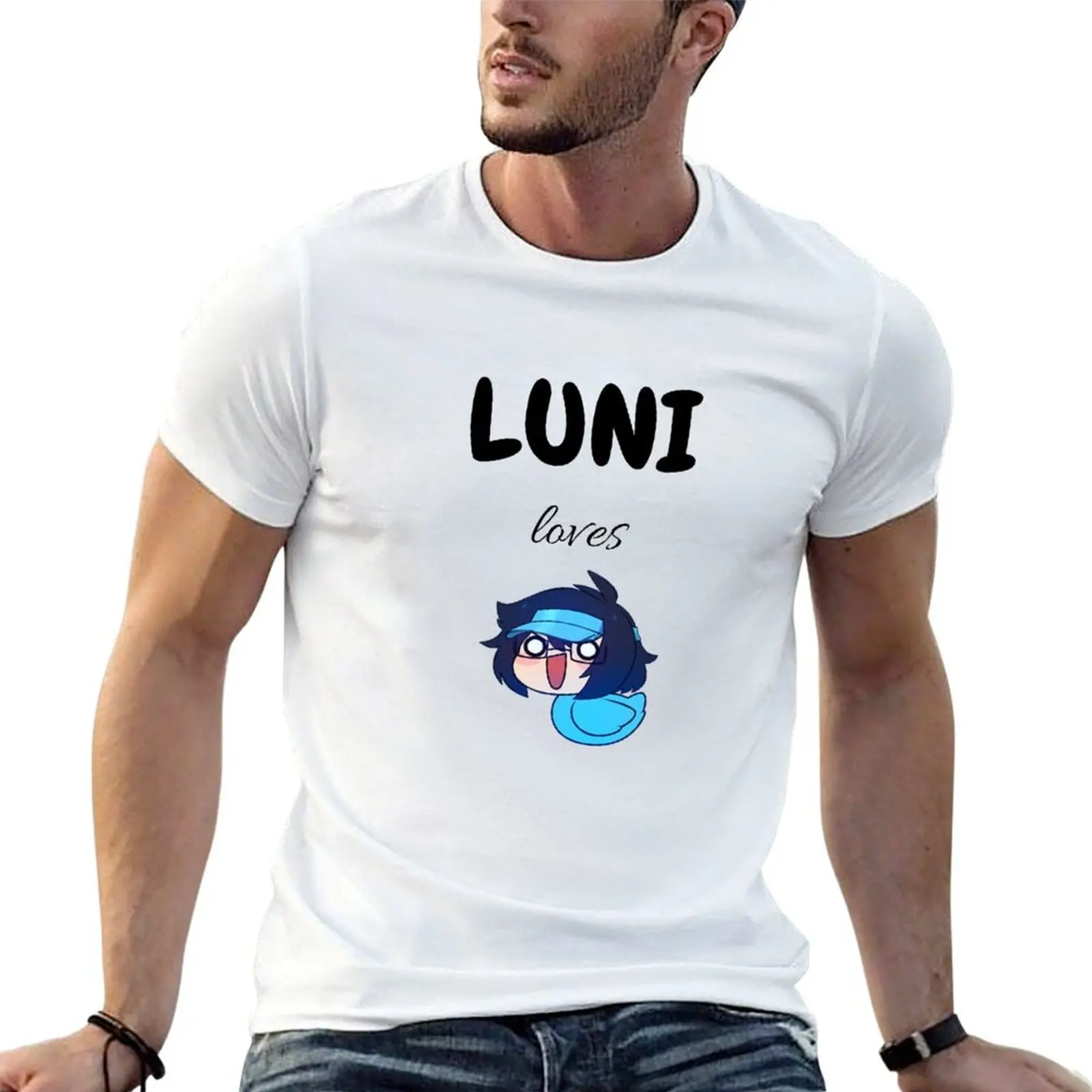

Gacha Luni loves Ducks T-Shirt man t shirt luxury graphic t shirts for man funny t shirts cotton T-shirt