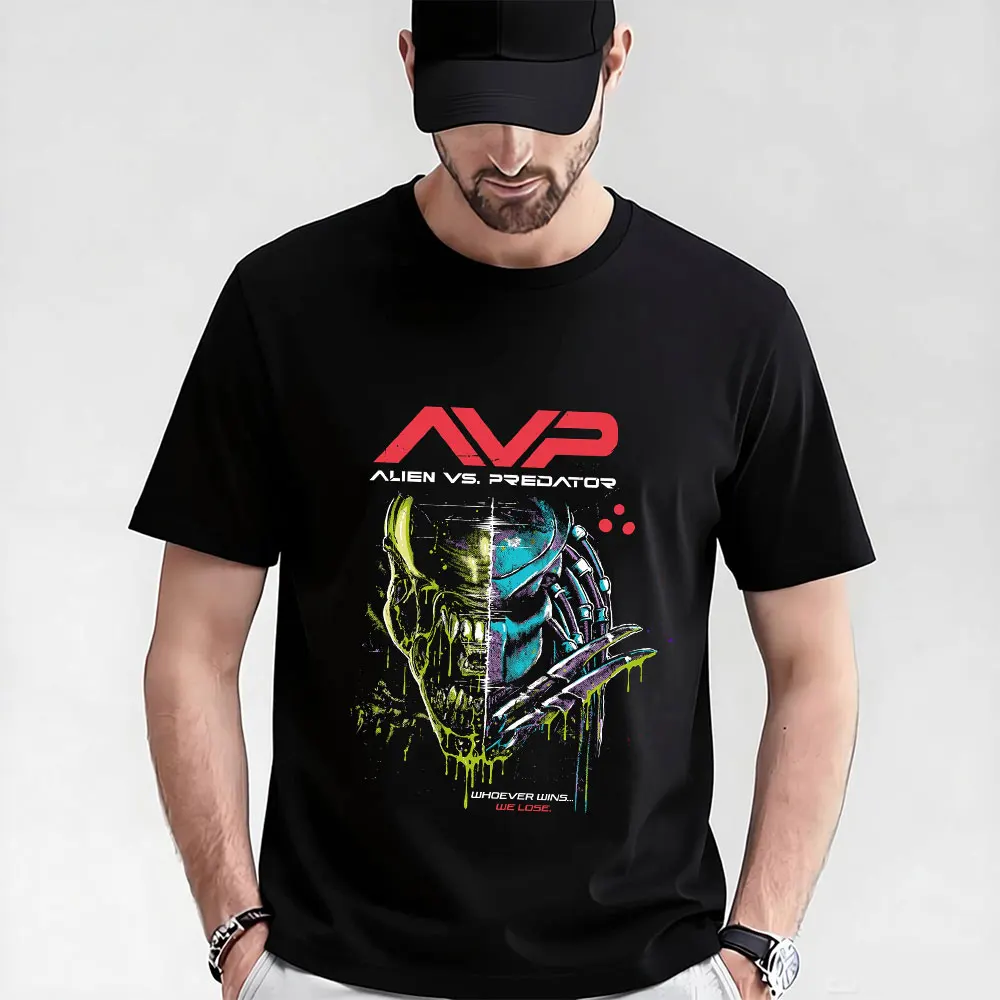 

ALIEN VS. PREDATOR! Sic-Fi Gift t shirt 0312 Alien Monster Hunter from NeatoShop Horro movie Graphic Clothes 0312 All size tops