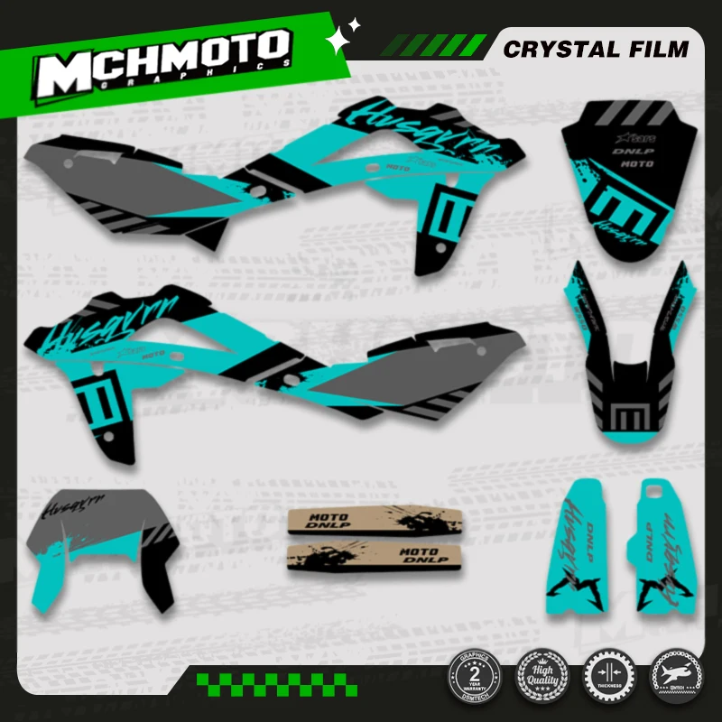 MCHMFG For Husqvarna TE 250 2008 2009 2010 2011 2012 2013 Custom Motorcycle Graphics Decal Stickers Kits