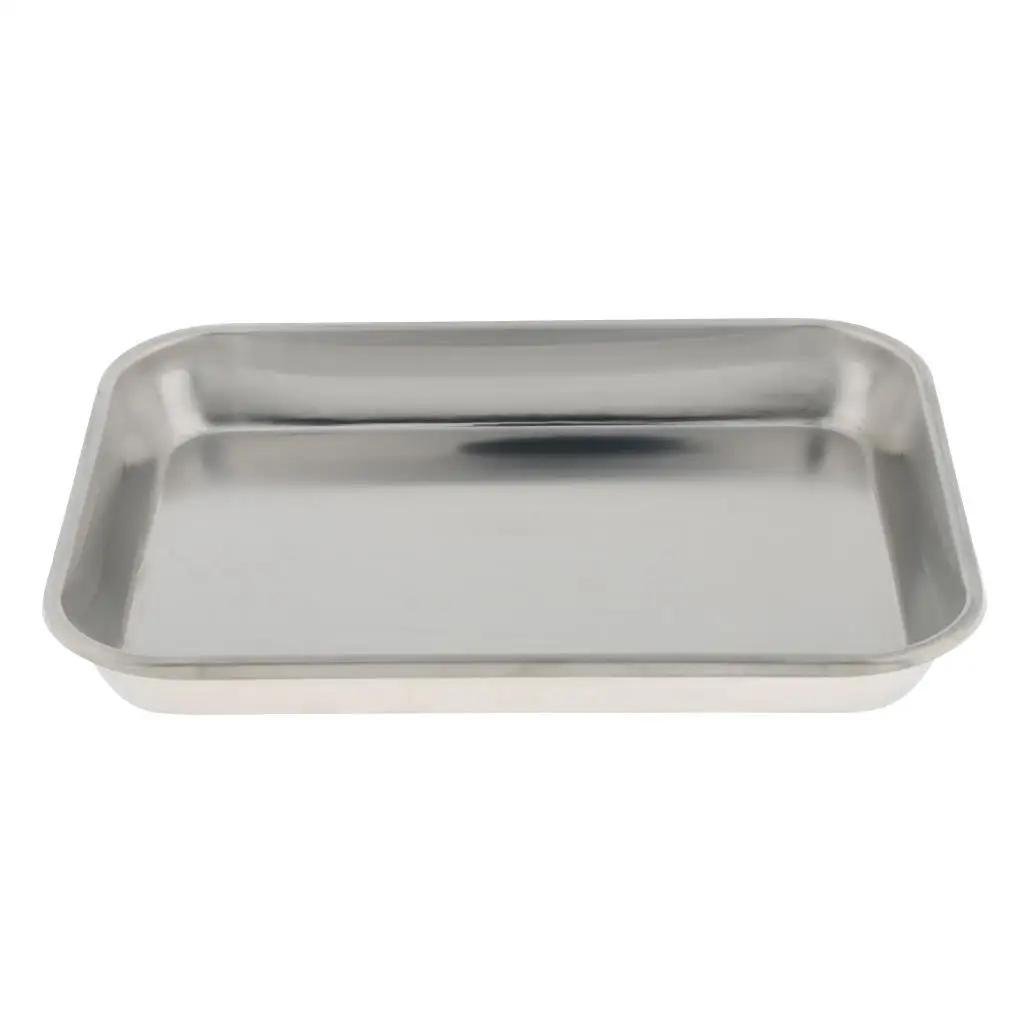 Stainless steel shape square Pan Container Organizer Instrument Tray