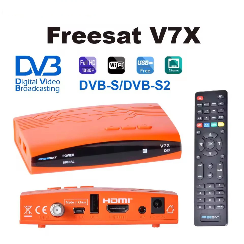 جهاز استقبال إشارة الأقمار الصناعية للتلفزيون المحلي DVB-S/DVB-S2 H.264 BISS Autoroll، FullPowerVu، DRE يدعم Ccam، Newcam، Funcam #1