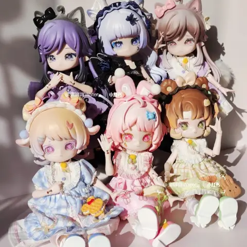 오리지널 Come4free 민티 판타지 포레스트 Bjd 블라인드 박스, 움직이는 인형, 동물 액션 피규어, 모델 장난감 선물, 12 포인트 1/12