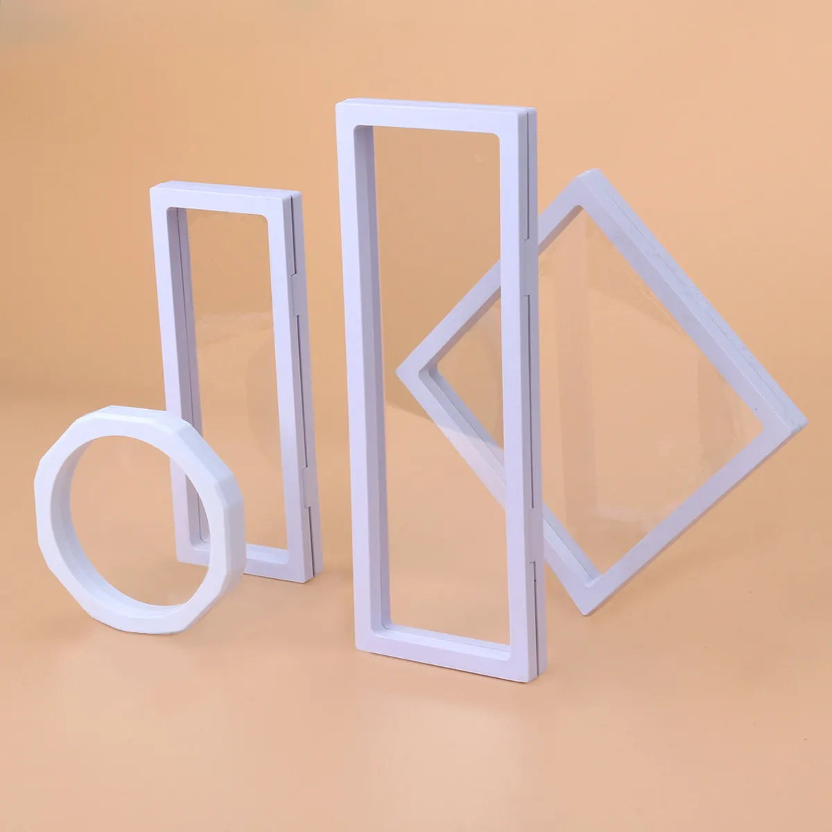 Прозрачный 3D-фрейм для демонстрации украшений, 23x9 см, футляр для монет и медалей, прозрачный витринный кейс для дома и бизнеса
