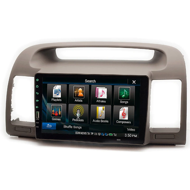 

9-Inch 2Din Car Radio Dashboard Stereo Panel For Mounting Car Panel Dual Din CD DVD Frame For Toyota Camry 5 2001-2006