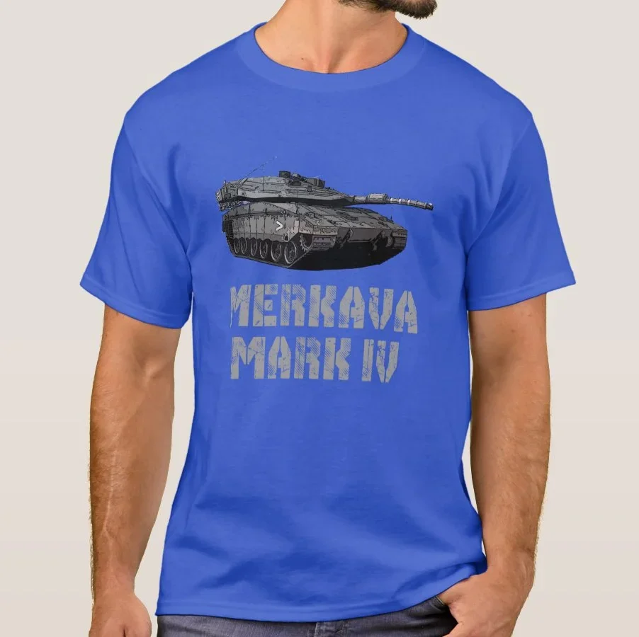 Israel Defense Forces Merkava Mark IV Main Battle Tanks T Shirt New 100% Cotton Short Sleeve O-Neck T-shirt Casual Mens Top