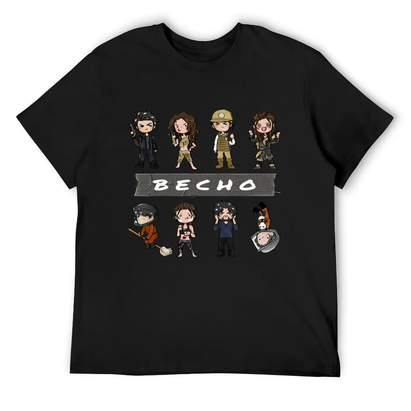 

Becho Duck Tape T-Shirt anime tshirt shirts graphic tee mens white t shirts