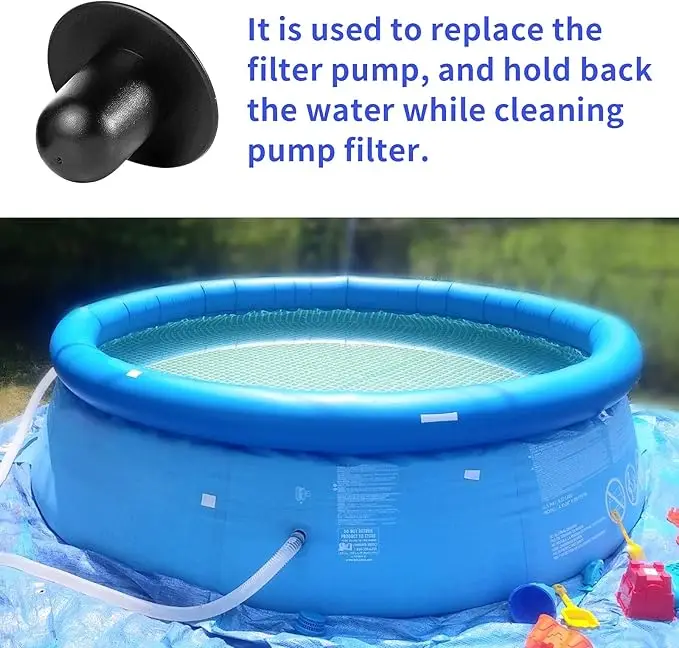 2/4 Uds tapones para piscina enchufe de piscina agujeros de repuesto tapón de agua para Kits de reemplazo de enchufe de pared de piscina Intex