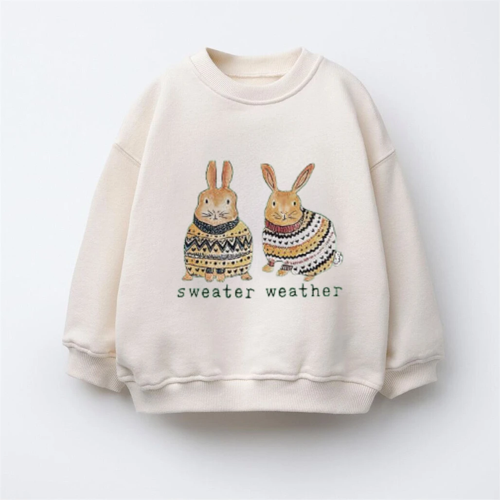 Langarm-Pullover für Babys und Kleinkinder mit Rundhalsausschnitt, Einfarbige Sweatshirts, Vielseitige Oberteile, Frühjahr-Herbst-Kollektion 2026 – Detail 2