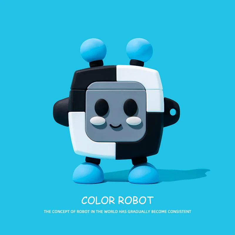 Étui AirPods 2 3 Pro en Silicone 3D, boîtier de chargement pour écouteurs Apple, mignon