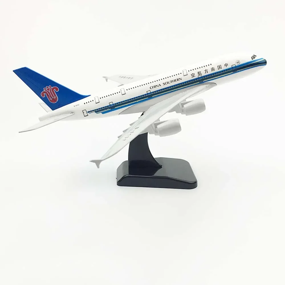 

20cm Aircraft Airbus A380 China Southern Airlines Alloy Plane Model Toys Children Kids Gift for Collection