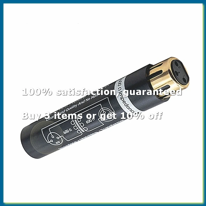 ●Professional Audio Noise Isolator Signal Isolation Stereo Splitter Filter Karon Male to XLR Female to Female