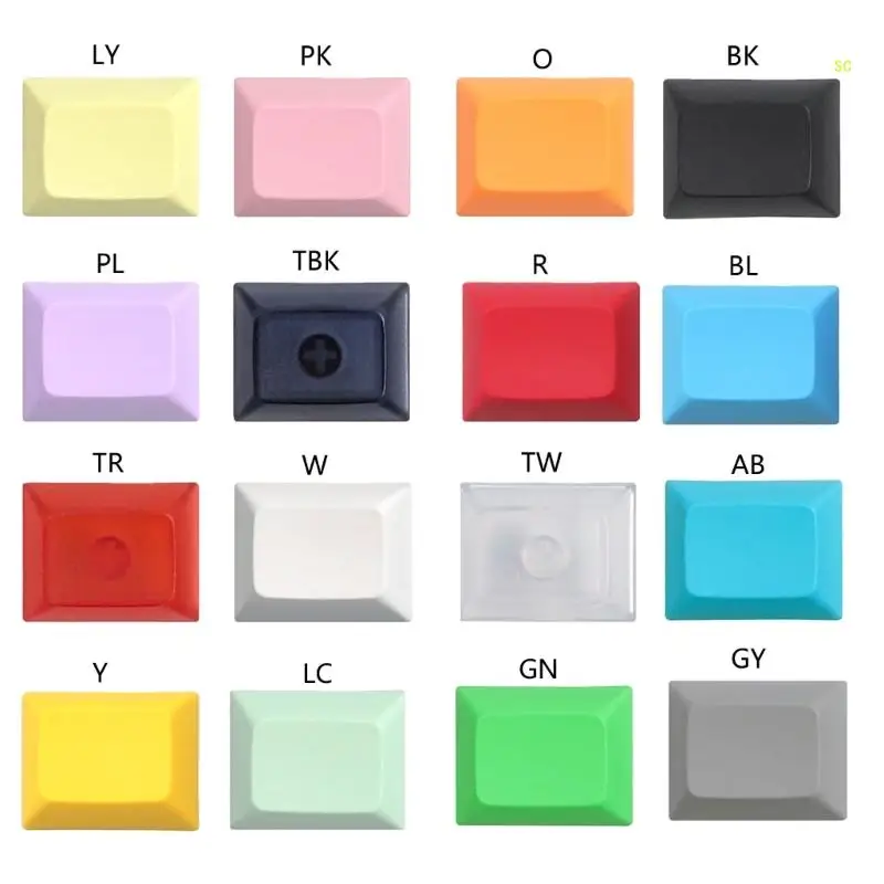 10-key DSA PBT Blank Key Caps, Dyeing Sublimation No Engraving Dropshipping