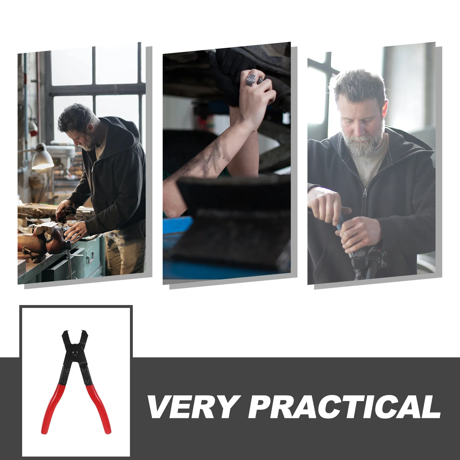 

Boot Clamp Pliers Durable Multi-Functional Kit Hose Clamps Ball Joint Separator Car Maintenance Tool High Heel Plier